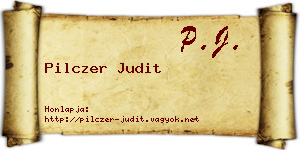 Pilczer Judit névjegykártya